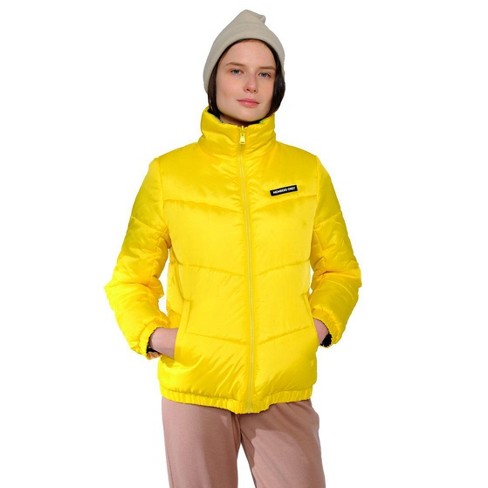 Members Only Women's Spongebob Reversible Cire Puffer Jacket