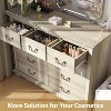 Jojoka Dresser for Bedroom,Farmhouse Dresser with 9 Drawer,Chest of Drawer with Wooden Legs for Bedroom - 4 of 4