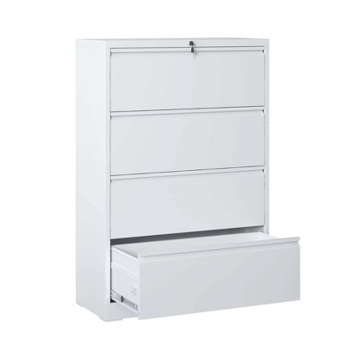 NicBex 3/4/5 Drawers Metal Vertical File Storage Cabinet with Lock for Home Office Letter/Legal/A4/F4