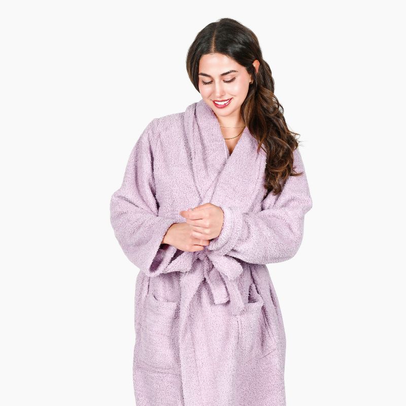 Tirrinia Premium Women's Plush Soft Robe  - Fluffy, Warm, and Fleece Shaggy for Ultimate Comfort, Available in 3 Colors, 3 of 8