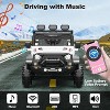 Coucheta 24V Kids Power Wheels Truck, 6-Wheel All-Terrain Ride-On Car with Parent Remote Control, 3 Speeds, Bluetooth Music - 4 of 4