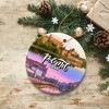 Vibrant Poland Cultural Heritage Ornament, Eastern European Landmarks Christmas Gift and Warsaw Souvenir| OrnamentallyYou - 4 of 4