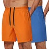 COOFANDY Men's 2 Pack Gym Workout Shorts 7 Inch Quick Dry Athletic Shorts Lightweight Running Shorts with Pockets - 3 of 4