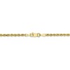 Black Bow Jewelry 2.25mm 10k Yellow Gold Diamond Cut Solid Rope Chain Necklace - 4 of 4