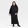 Women's Long Sleeve Brushed Ribbed Boxy T-Shirt - A New Day™ - 3 of 3