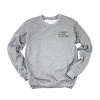 Simply Sage Market Embroidered I Closed My Book To Be Here Sweatshirt - 2 of 4
