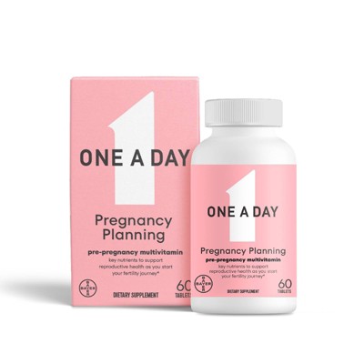 One A Day Pregnancy Planning Vitamin Tablet - 60ct