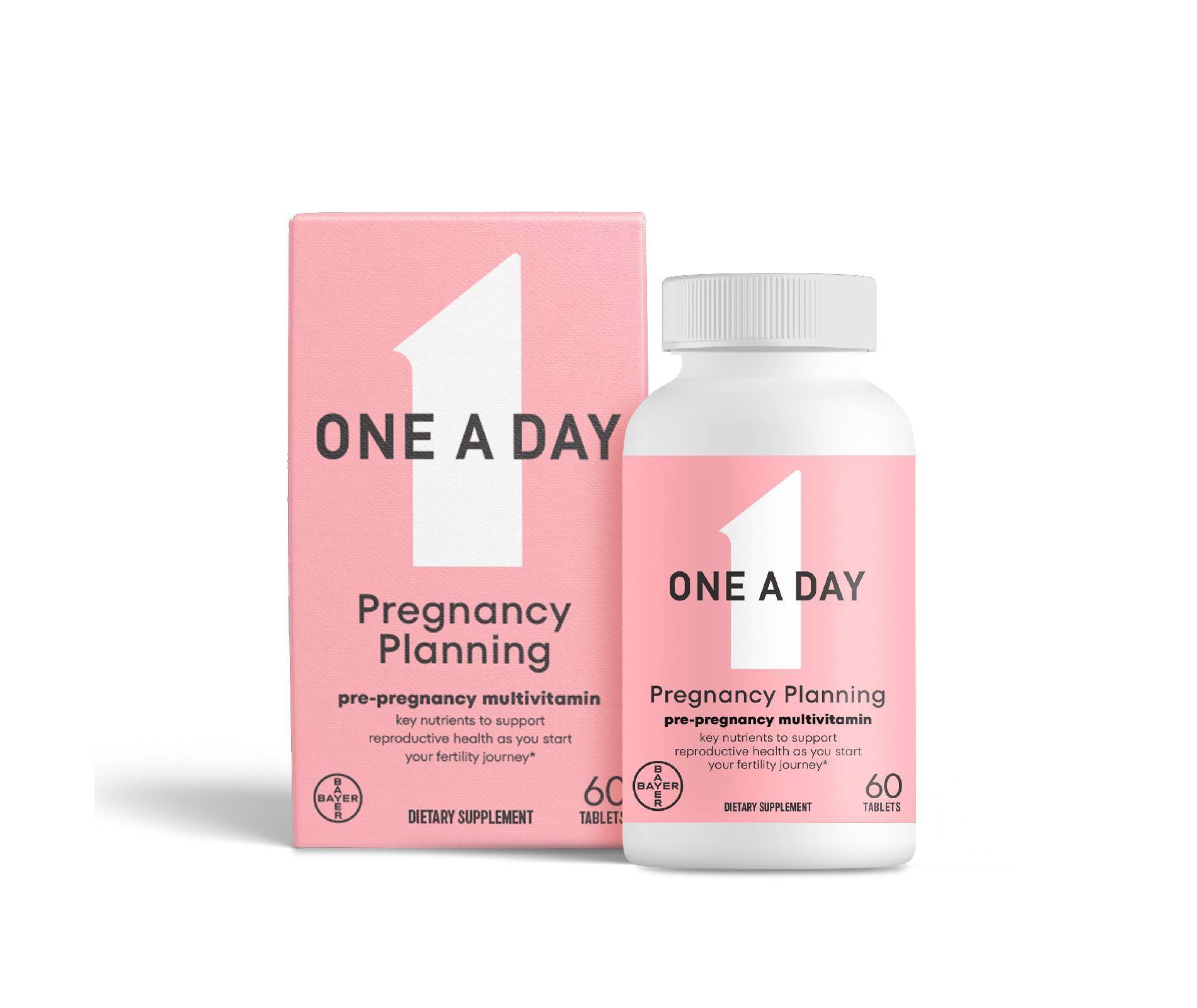 One A Day Pregnancy Planning Vitamin Tablet - 60ct
