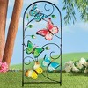 Collections Etc Colorful Butterfly Trellis Metal Garden Stake, 30"H NO SIZE - 2 of 2