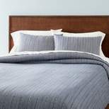 3pc Washed Loop Stripe Duvet Cover Bedding Set - Hearth & Hand™ with Magnolia