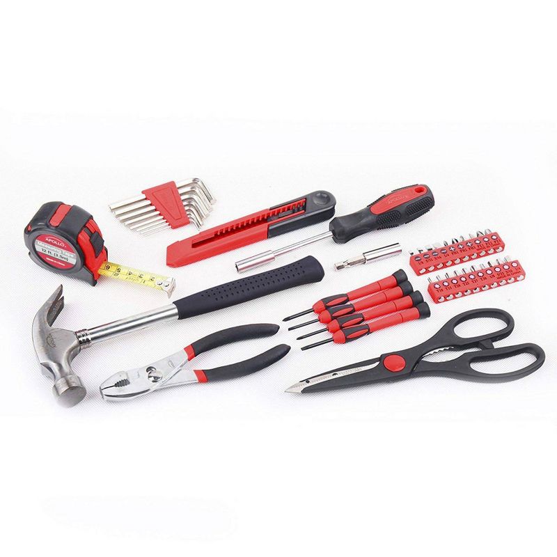 Apollo Tools 39pc DT9706 General Tool Set Red, 5 of 15