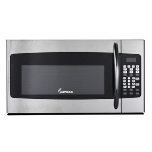 Impecca 1.6 Cu Ft, 30-Inch, Over the Range Microwave,  2 Speed 300 CFM Ventilation Fan - Stainless Steel - 1 of 4