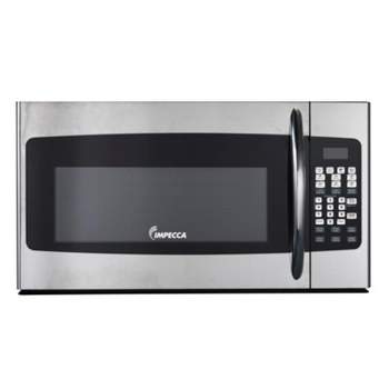 Impecca 1.6 Cu Ft, 30-Inch, Over the Range Microwave,  2 Speed 300 CFM Ventilation Fan - Stainless Steel