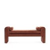 Manhattan Comfort 59" Concord Modern Chenille Upholstered Bench - 2 of 4