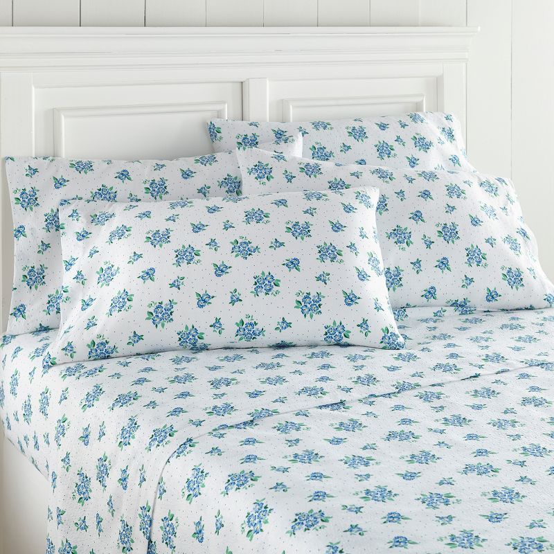 Shavel Home Products - Seersucker printed Stylish and Modern Sheet Set, 1 of 4