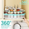 LunaLulinlk Lazy Susan Organizer - 13 inch Rotating Spice Rack Metal Lazy Susan - 2 of 4