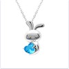 Daughter Greeting Card Sterling Silver Hearts Necklace for Women Ginger Lyne Collection - 4 of 4