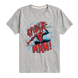 Boys' - Marvel - Spider-man Ink Short Sleeve Graphic T-Shirt - 1 of 4