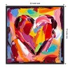 Amanti Art Colorful Expressions I (Heart) by Carolee Vitaletti Canvas Wall Art Print Framed 22 x 22-in. - 4 of 4