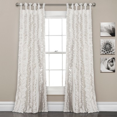 2 window curtains