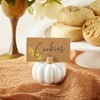 Kate Aspen Harvest Pumpkin Place Card Holder (Set of 6) - 2 of 4