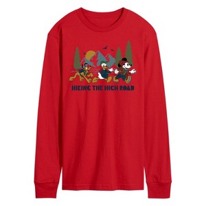 Men's - Disney - Hiking The High Road Long Sleeve Graphic T-Shirt - 1 of 3