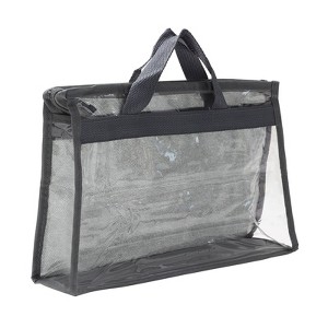 Unique Bargains Unique Handbag Dust Bags, Clear Purse Storage Organizer  PVC Dustproof Handbag Cover Transparent Purse Protector - 1 of 4