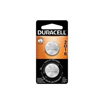 Duracell 2016 Batteries Lithium Coin Button - 2 Pack - Specialty Battery w/ Bitterant Technology