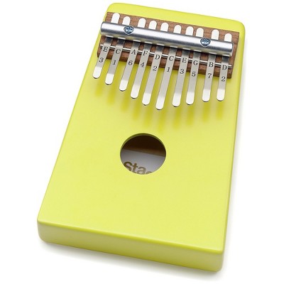  Stagg 10-Key Kid's Kalimba with Note Names Printed on Keys 