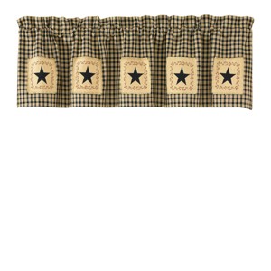 Park Designs Star Patch Lined Valance - 1 of 4