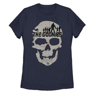 Women's The Goonies Skull Map Logo T-Shirt - 1 of 4