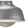 John Timberland Urban Barn Rustic Wall Light Sconces Set of 2 Galvanized Steel Hardwire 8 1/2" Fixture Downlight for Living Room - 2 of 4
