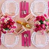 Jollity & Co. - Magenta Grid Print Guest Napkins - Pack of 16 Paper Napkins - 3 of 3