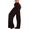Just Love Womens Wide Leg Casual Comfy Flowy Loose Stretch - Palazzo Pajama Pants PJs - 2 of 3