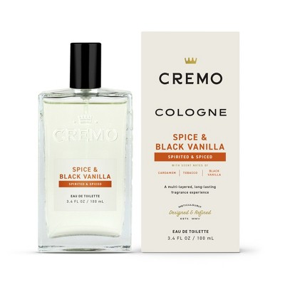 Cremo Cologne - Spice & Black Vanilla - 3.4 fl oz