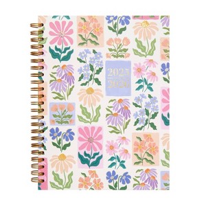 greenroom Weekly/Monthly Planner 6"x8" Hardcover Graphic Floral Patchwork - 1 of 4