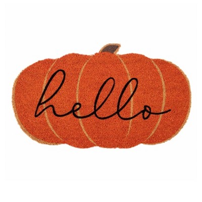 Shiraleah "Hello" Pumpkin Fall Doormat