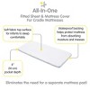 BreathableBaby All-in-One Fitted Sheet & Waterproof Cover, For 36" x 18" Cradle Mattres-Pack), White - 3 of 4