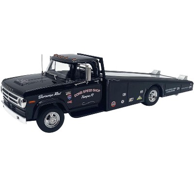 1970 Dodge D-300 Ramp Truck Black "Don's Speed Shop" Limited Edition to 300 pieces Worldwide 1/18 Diecast Model Car by ACME