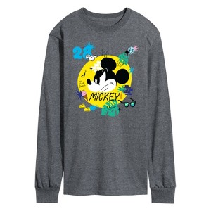 Men's - Disney - Mickey Mouse So Cool Long Sleeve Graphic T-Shirt - 1 of 4
