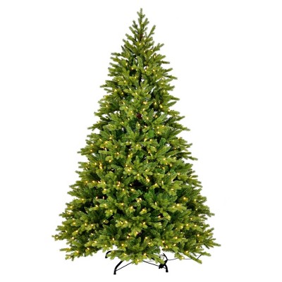  Vickerman 6.5' x 46" Porthill Pine Artificial Christmas Tree, Warm White Dura-lit LED Lights 