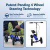 KneeRover Hybrid Fusion Patented Knee Scooter with 4 Wheel Steering - 2 of 4