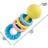 Hape: Rattling Rings Teether, Safe Chew, Pastel, 0mo - 4 of 4