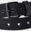 Boys' Webbed Belt with Grommets - Cat & Jack™ Black - 3 of 3