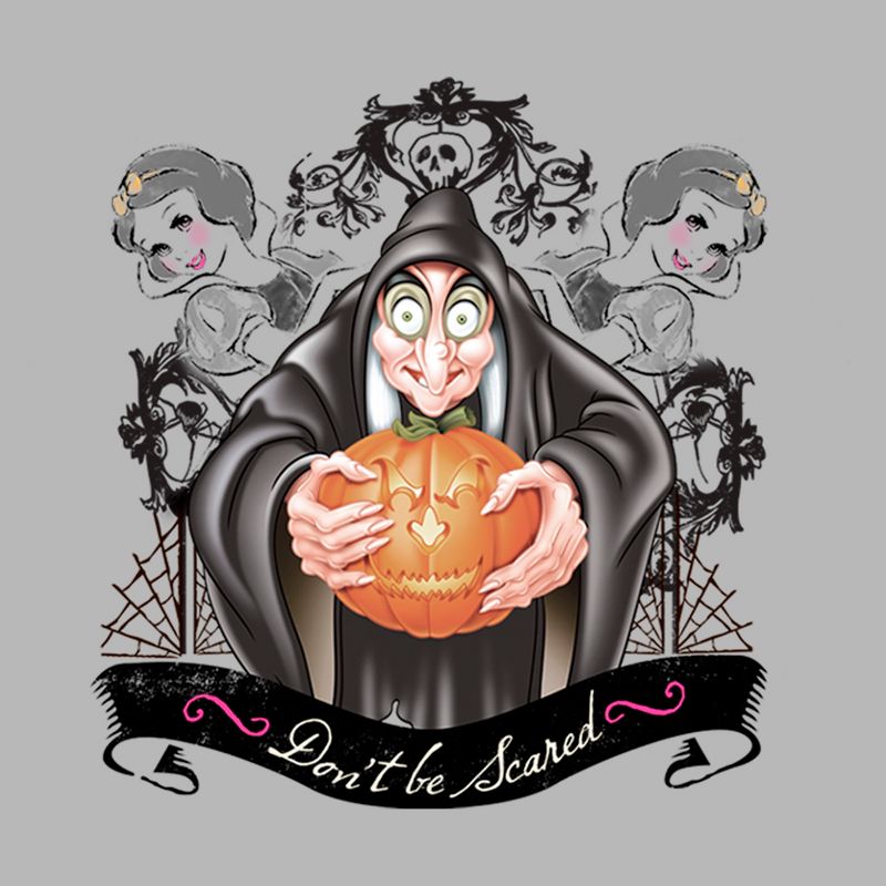 Men's Snow White and the Seven Dwarves Evil Queen Pumpkin Long Sleeve Shirt, 2 of 5