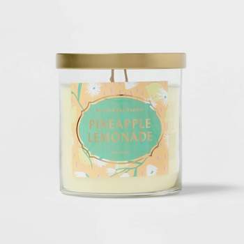 Lidded Glass Jar Candle Pineapple Lemonade - Opalhouse™