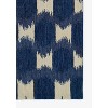 Momeni Leiden Ikat Handtufted Rug Navy Blue - 2 of 4