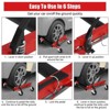 WhizMax Car Wheel Dolly, 1500LBS Capacity Hydraulic Trailer Dolly with Foot Pedal for Vehicle Positioning for Cars Boats Motorcycles - 4 of 4