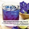 Incas 100% USDA Organic Butterfly Pea Flower 30 Tea Bags Non GMO Verified Caffeine Free Fresh Harvest From Thailand Rich in Antioxidants - 3 of 3