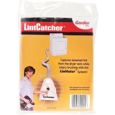 Gardus White Lint Catcher Bag with Zipper